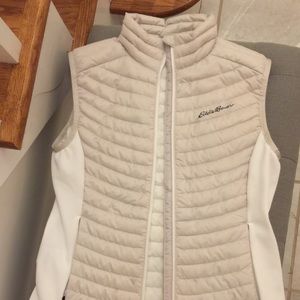 Eddie Bauer Micro Therm Storm Down Vest - Gray XS